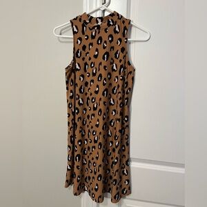 Cheetah print dress